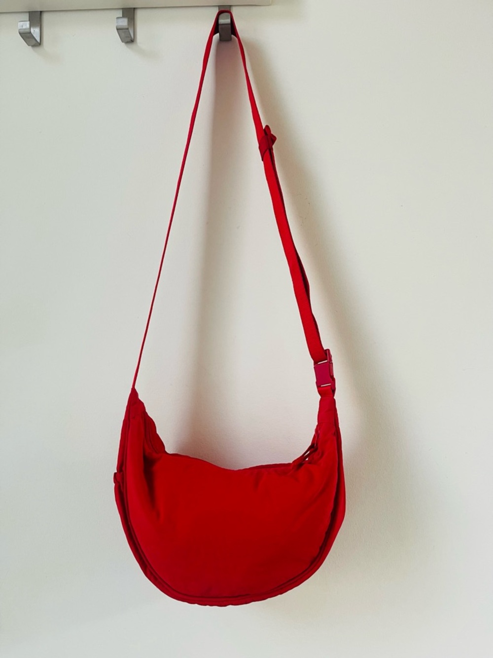 Uniqlo Red Crescent Crossbody Shoulder Bag